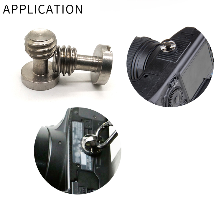 Chuanghe - CNC turning system Quick release plate 1/4 screws Quick release Quick release hand screw C-ring slotted camera screw accessories Camera screw 13