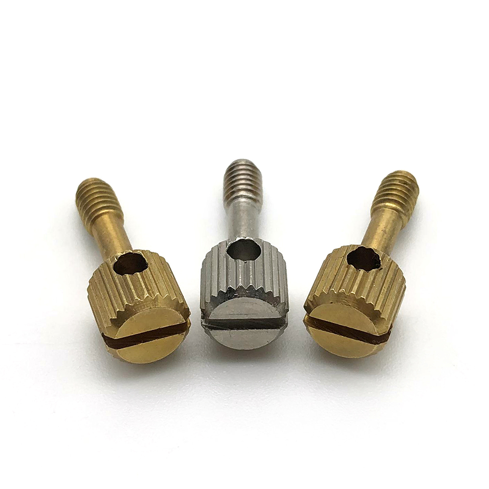 Chuanghe - Customized m6 thumb screw high quality 5/8 inch brass knurled screw Thumb screw 1