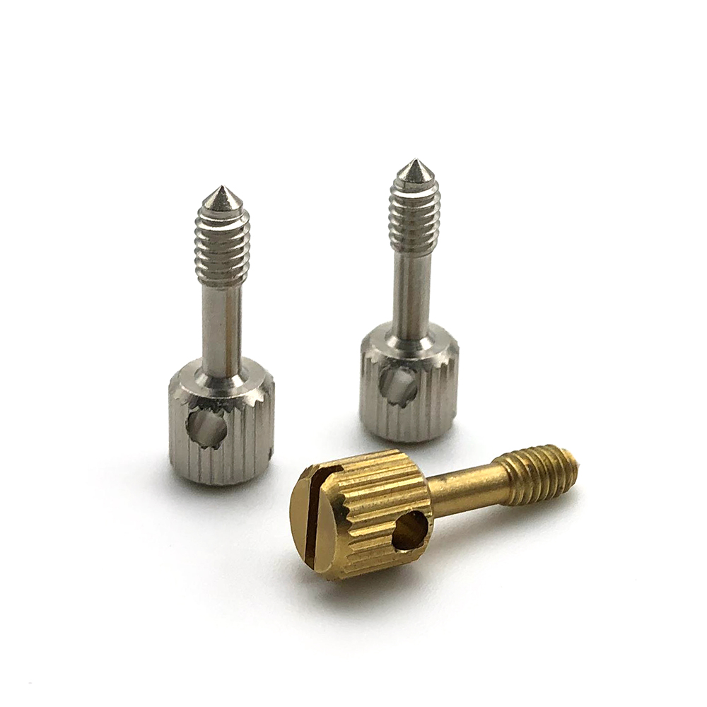 Chuanghe - Customized m6 thumb screw high quality 5/8 inch brass knurled screw Thumb screw 7