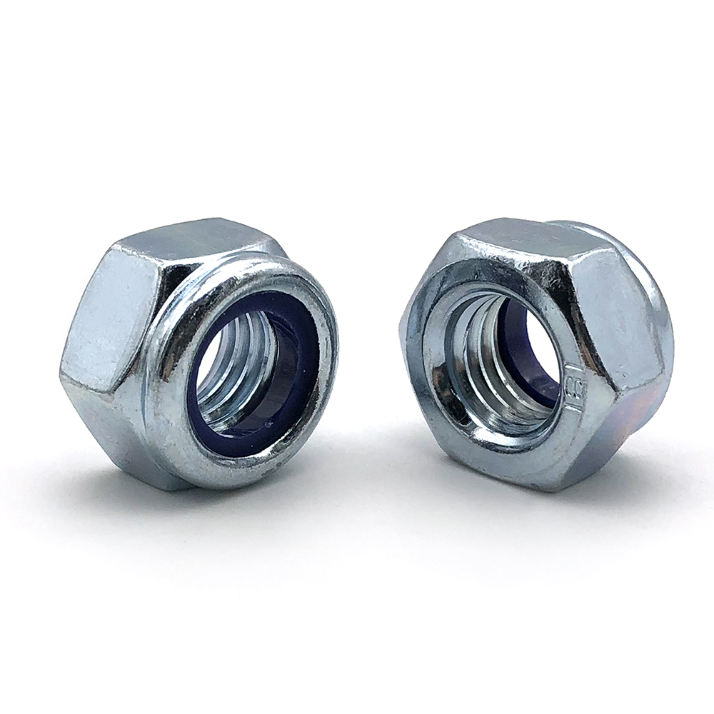 Chuanghe - Carbon Steel DIN 982 Din985 Yellow Zinc Plated Nylock Nut lock nut 4