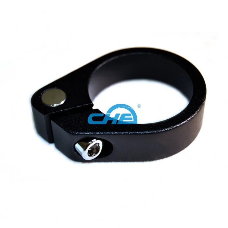 Chuanghe - Custom MTB 28.6 27.2 30mm Road Bike Seatpost Clamp Aluminum Alloy Bicycle parts Clamp Seat Bicycle Seat Post Clamp bicycle clamp 1