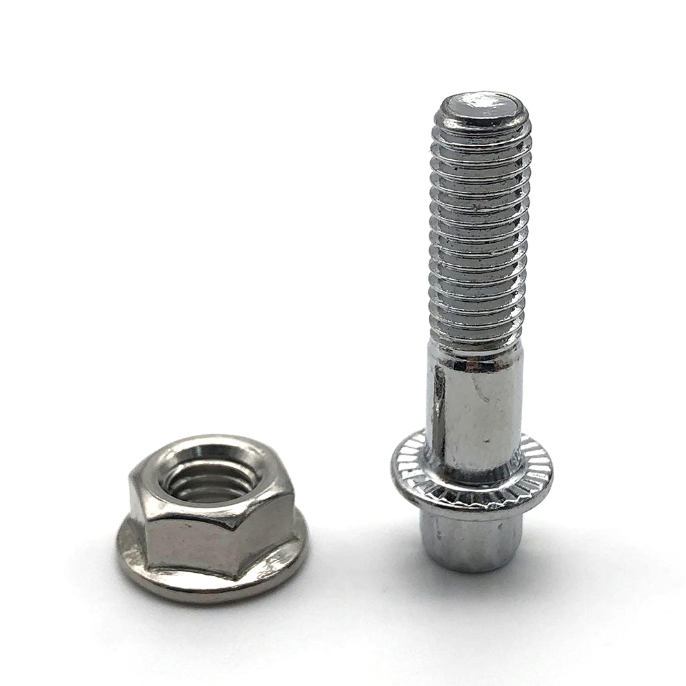 Chuanghe - M7*32 M7*24 hex flange nut Carbon Stainless Steel 12 Point Flange Bolt flange bolts 7