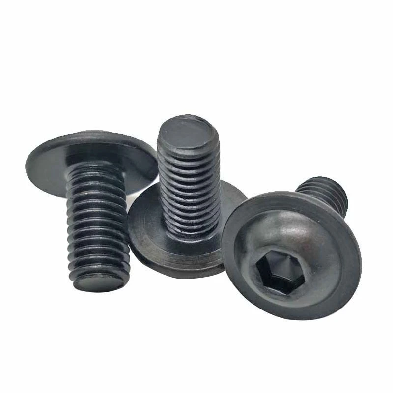 Chuanghe - Grade 10.9 Black button head flange hex socket cap screw with washer socket screw 1