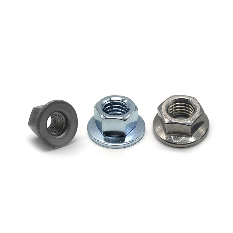 Chuanghe - DIN 74361 Flat Hex Flange collar nuts M14x1.5 mm M18x1.5 mm M20x1.5 mm M22x1.5 mm flange nut 3