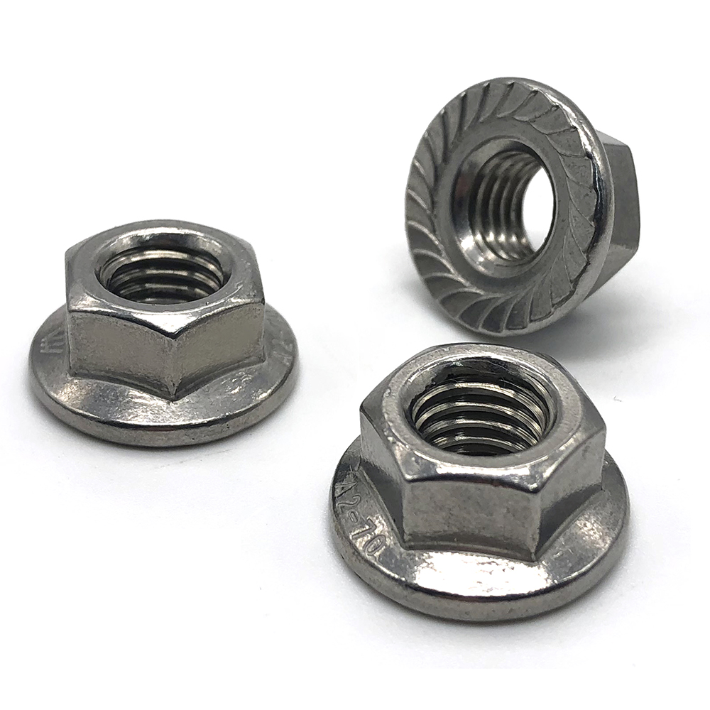 Chuanghe - DIN 74361 Flat Hex Flange collar nuts M14x1.5 mm M18x1.5 mm M20x1.5 mm M22x1.5 mm flange nut 4