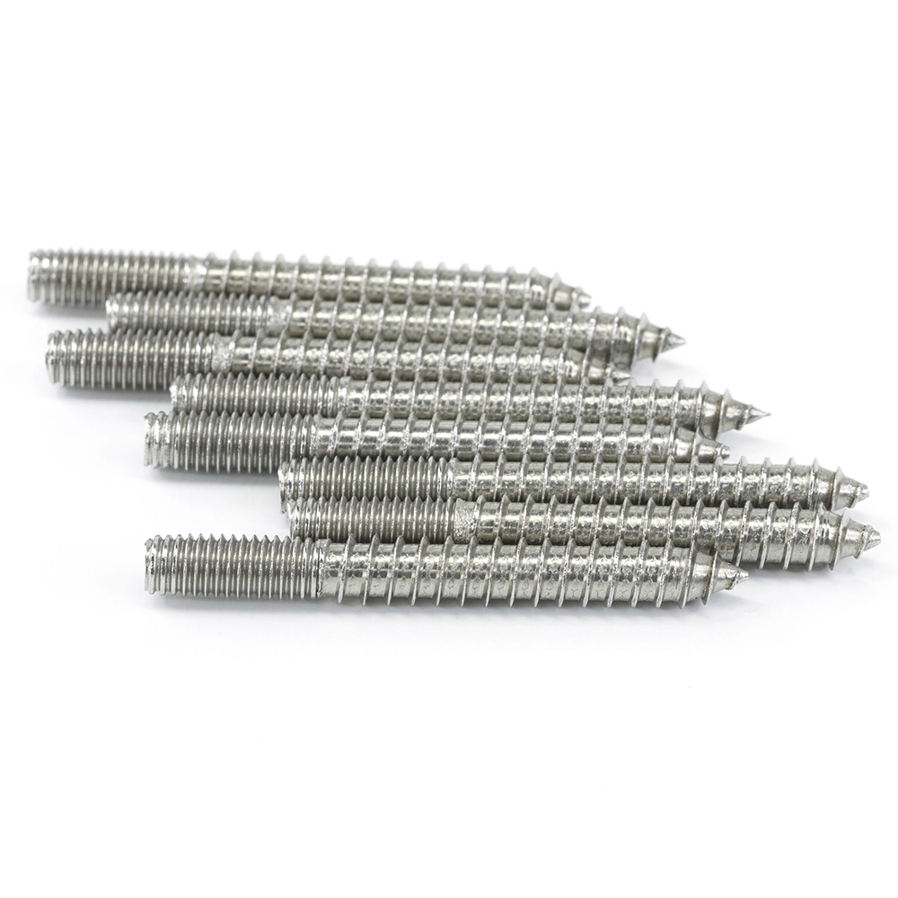 Chuanghe - Hanger Bolt M6 Dowel Screw Woodworking Furniture Connector double end threaded wood screw special screw 1