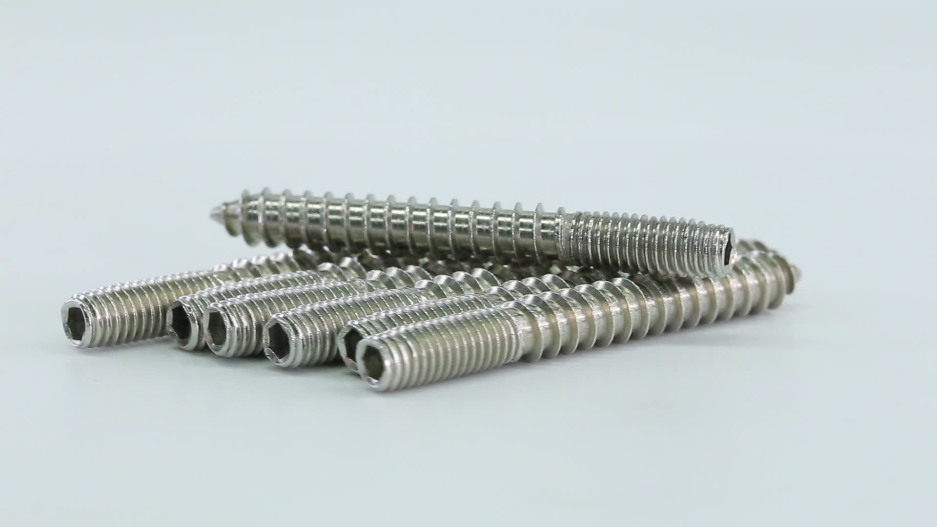 Chuanghe - 60mm hanger bolt Wood screw thread stud/furniture screws/hanger bolts dowel screw special screw 2