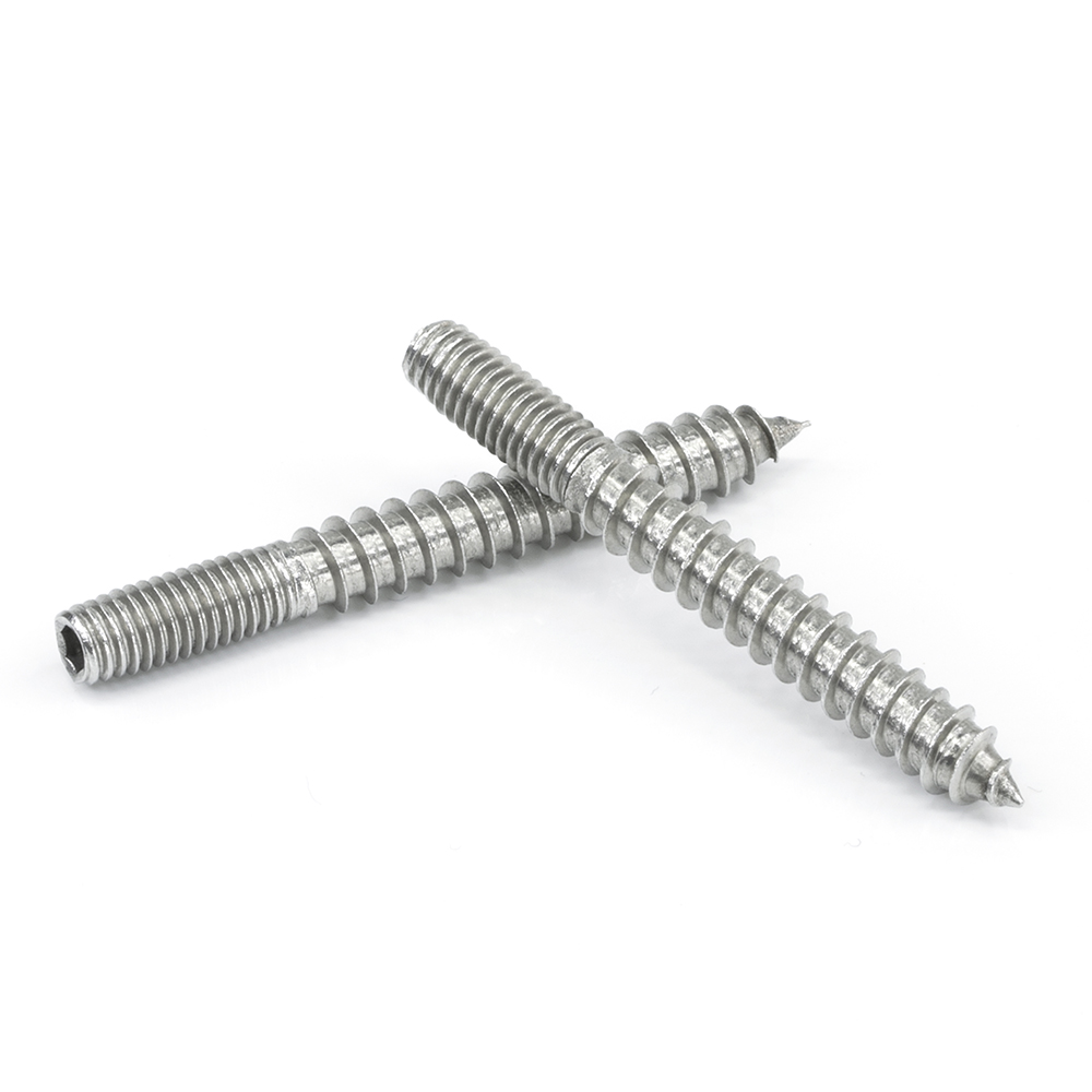 Chuanghe - Steel double end bolt threaded hexagon socket screw hanger wood thread screw double end screw special screw 10