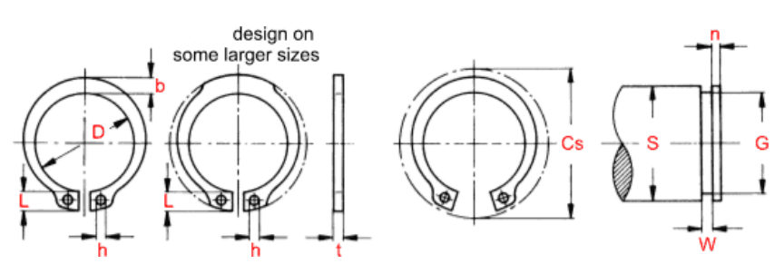 Chuanghe - GB893 GB894 GB895 GB896 internal circlip China Manufacturer 15mm circlip din471 High Quality Snap Ring circlip 8