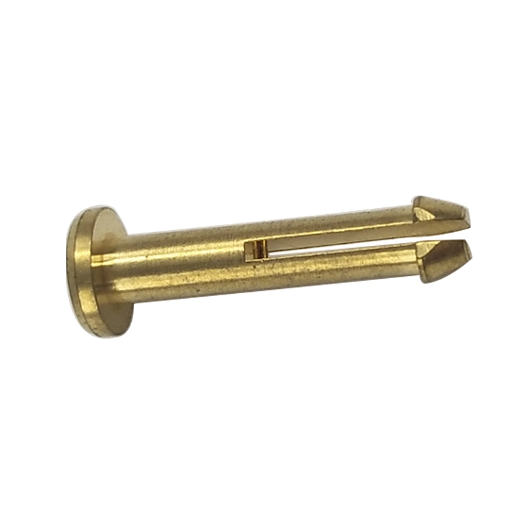 Chuanghe - China Supplier High Quality Custom Brass Bifurcated Rivet Shoes Bag Flat Head Split Rivets solid rivet 1