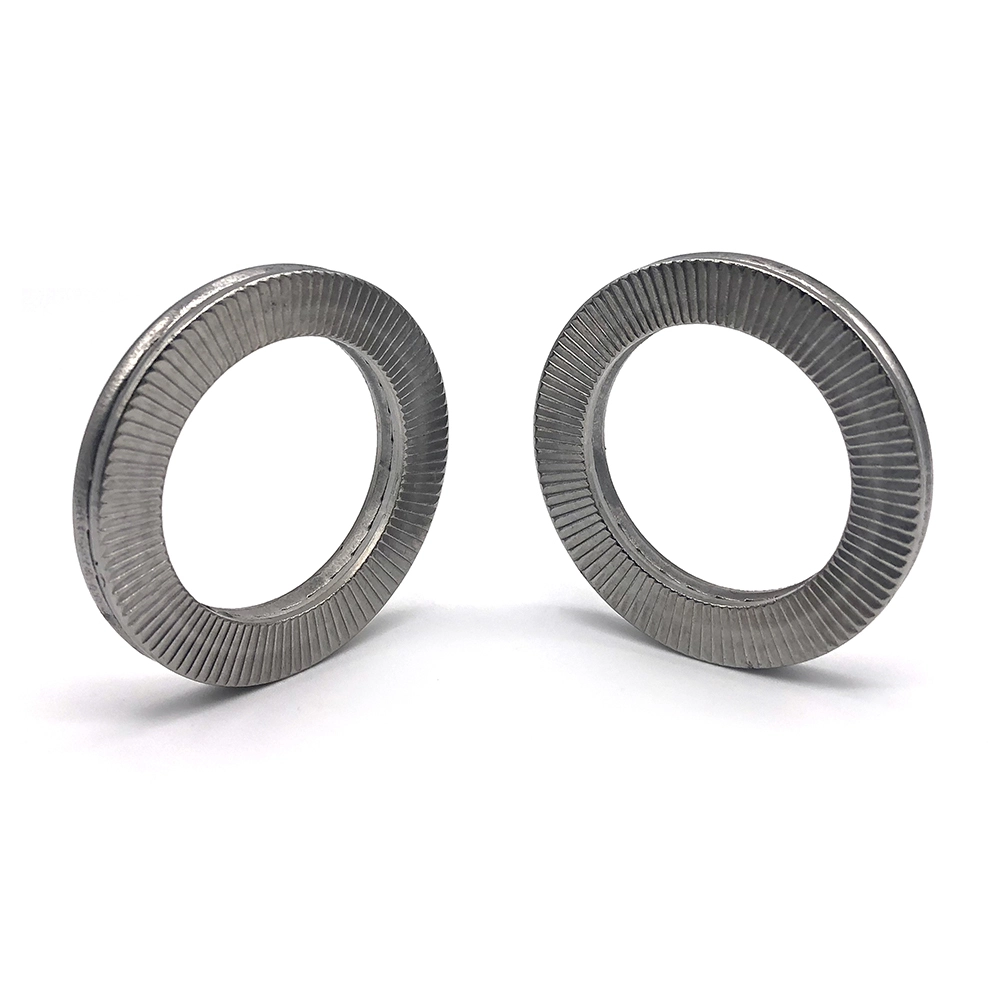 Chuanghe - China Carbon steel Dacromet double stack self-locking washers DIN25201 lock washer 1