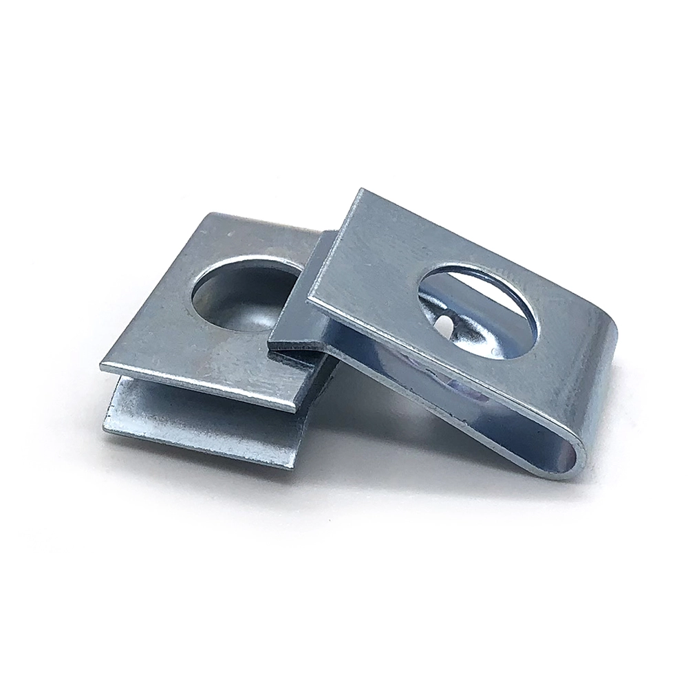 Chuanghe - China Factory Stainless Steel Galvanized Fasteners Speed Snap M6 M4 M10 U Shaped Spring Clip Nut clip nut 1