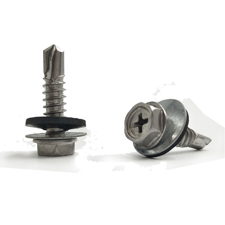 Chuanghe - DIN 7504k rubber washer roofing screw Hex head self-drilling screw Self drilling screw 5