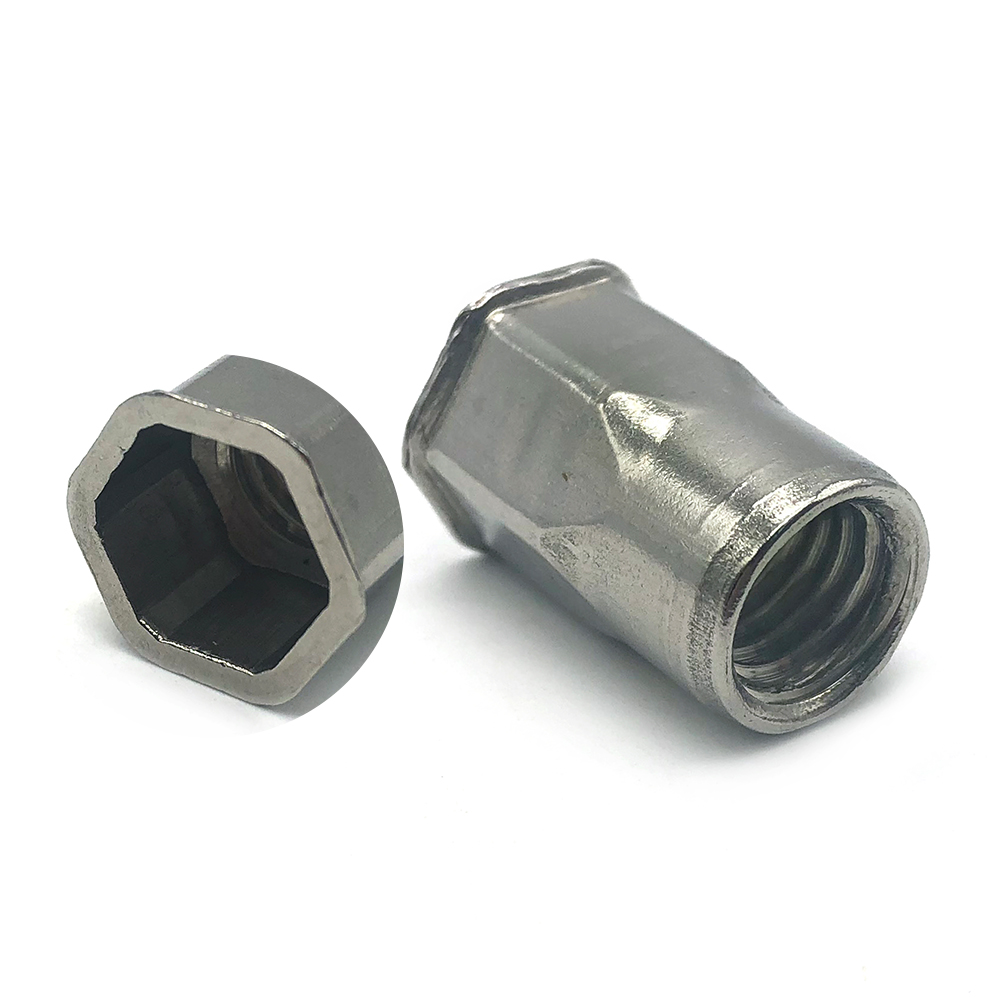 Chuanghe - China Fastener Factory Flat head carbon steel galvanizing M5 M6 M8 Rivet nut rivet nut 3