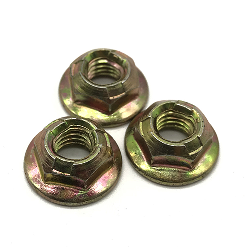 Chuanghe - DIN6923 SS201 SS304 SS316 M6 M7 M8 M10 Large Hex Flange Nut With Serrated flange nut 5