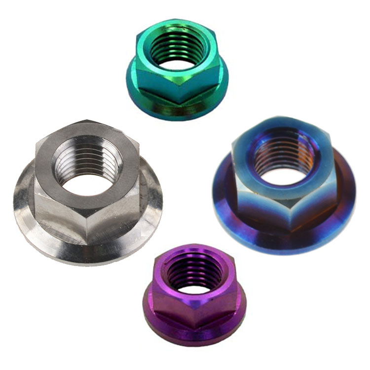 Chuanghe - DIN6923 SS201 SS304 SS316 M6 M7 M8 M10 Large Hex Flange Nut With Serrated flange nut 6
