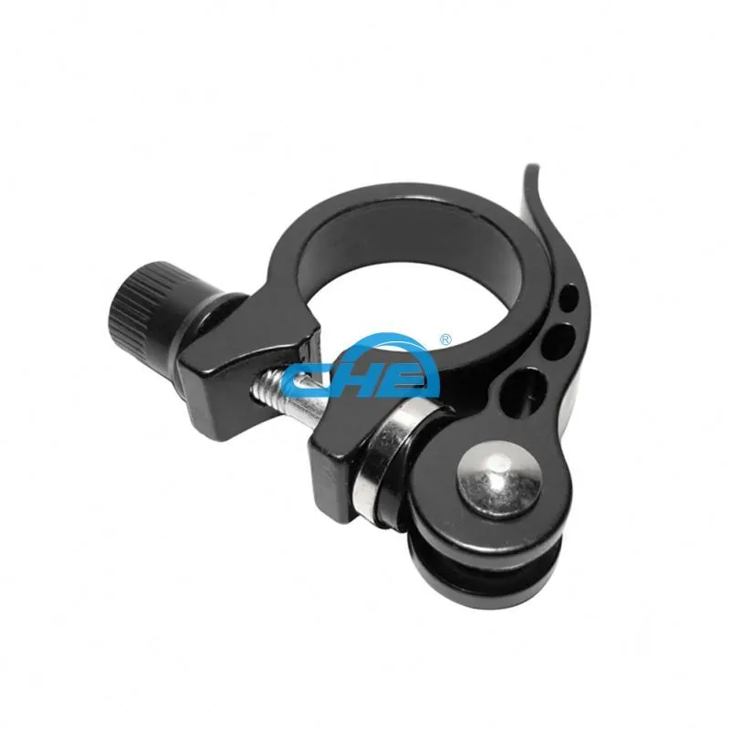 Chuanghe - Manufacturer Supplier 31.8mm 34.9mm M8 Quick Release Aluminum Alloy Material bicycle accessories Seat post clamp bicycle clamp 1