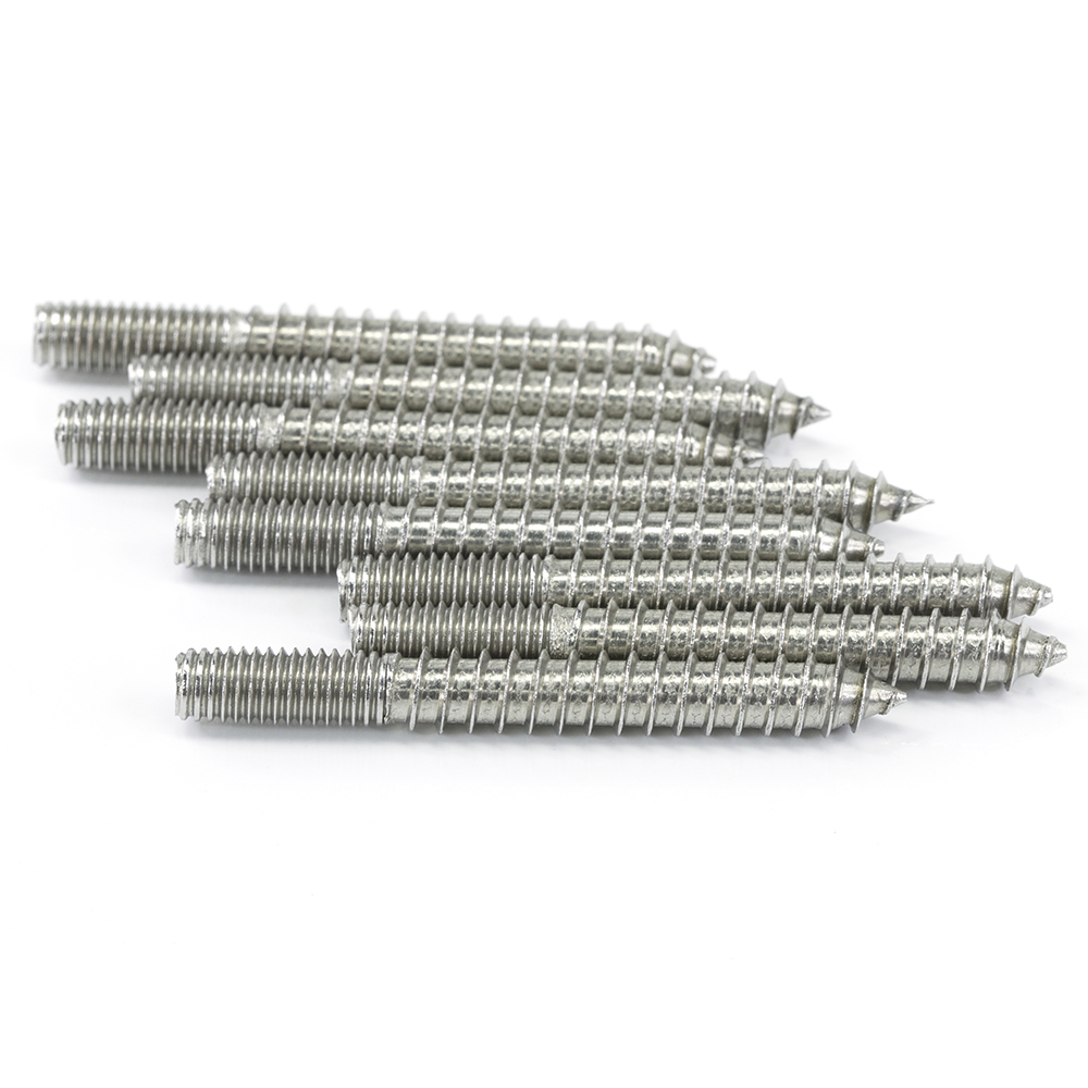 Chuanghe - 60mm hanger bolt Wood screw thread stud/furniture screws/hanger bolts dowel screw special screw 6