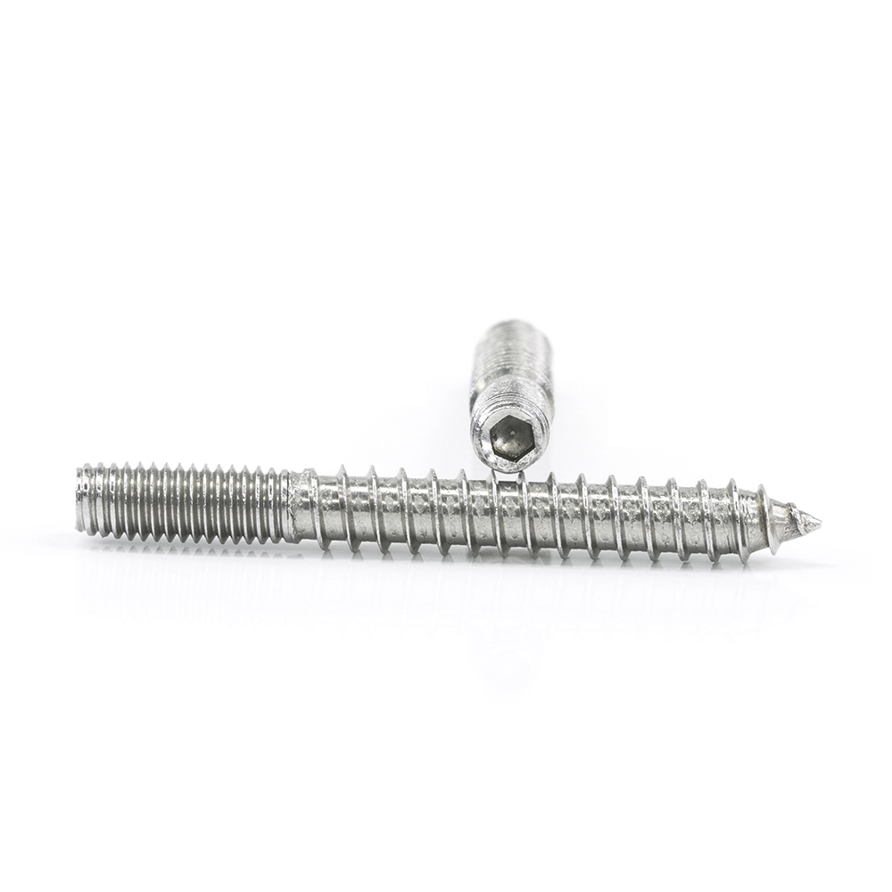 Chuanghe - 60mm hanger bolt Wood screw thread stud/furniture screws/hanger bolts dowel screw special screw 1