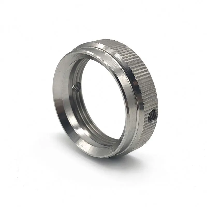 Chuanghe - Custom SUS303 knurled threaded round ring nut with hole thumb nut 1