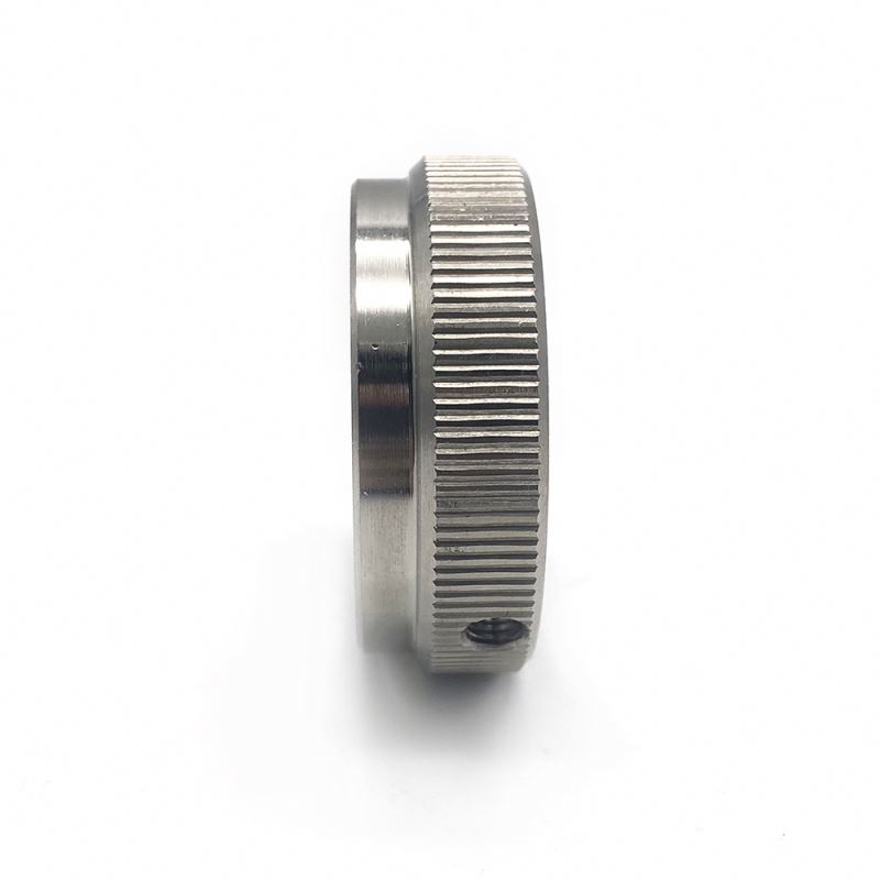 Chuanghe - Custom SUS303 knurled threaded round ring nut with hole thumb nut 6