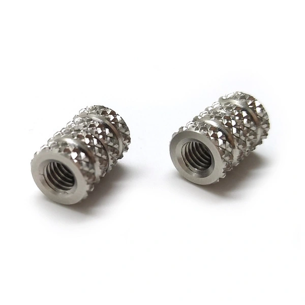 Chuanghe - Stainless steel knurled 1/4-20 unc insert insert nut threaded plastic injection mold Stainless steel round nut thread insert 1