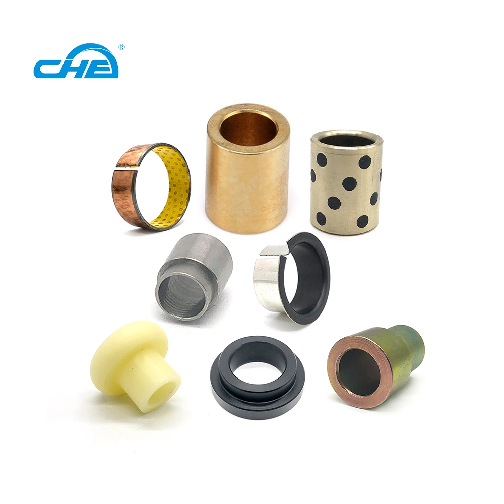 Chuanghe - China wholesale custom OEM Precision auto parts steel bearing flanged Oilless sleeve bushing self lubricating bronze bushings Bushing 1