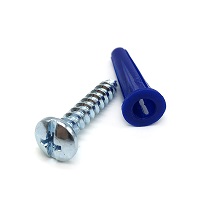 Chuanghe - Custom stainless steel screws plastic nylon wall plug anchor drywall insulation dowel board nails anchors fixing insulation nail Wall Plug 13