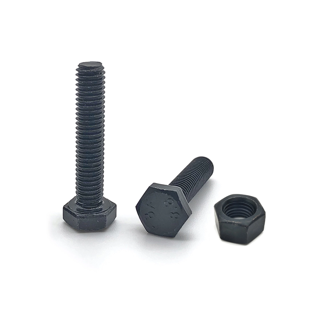 Chuanghe - din931 hexagon bolt carbon steel grade 10.9 hex head bolts black oxidized astm a193 b7 hex bolt hex bolts 1