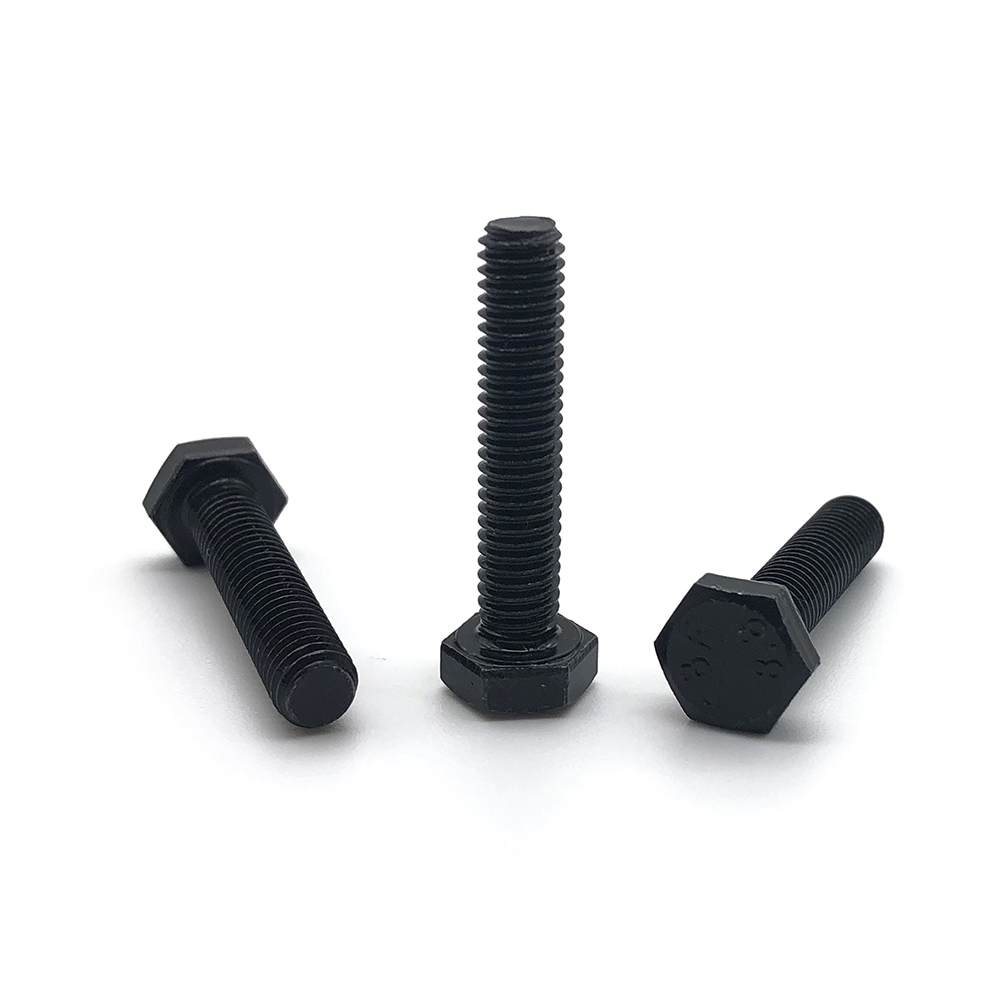 Chuanghe - din931 hexagon bolt carbon steel grade 10.9 hex head bolts black oxidized astm a193 b7 hex bolt hex bolts 7