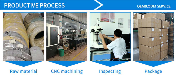 Chuanghe - China Supplier Precision hardware non-standard parts machinery parts stainless steel turned parts shaft 13