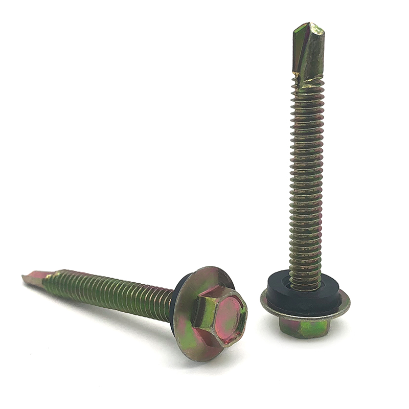 Chuanghe - China wholesale zinc plated roof screw drilling roof screw color zinc plated cheap price metal roofing screws Self drilling screw 3