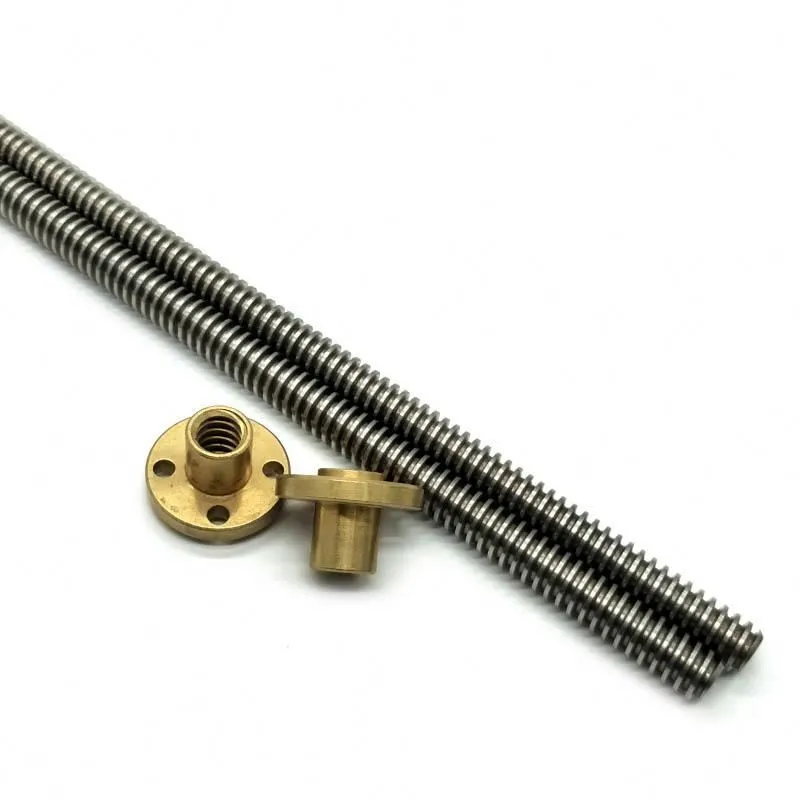 Chuanghe - 12mm 14mm 16mm 20mm Nut Trapezoidal Lead Screw T10 Lead Screw Brass for 3d Printer Lead Screw ball lead screw 1