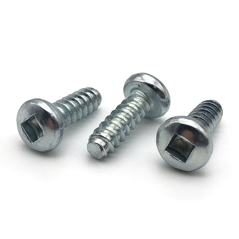 Chuanghe - High Quality zinc Cross pan head Square slot screw fastener m3 Self tapping screw Pan head screw 1