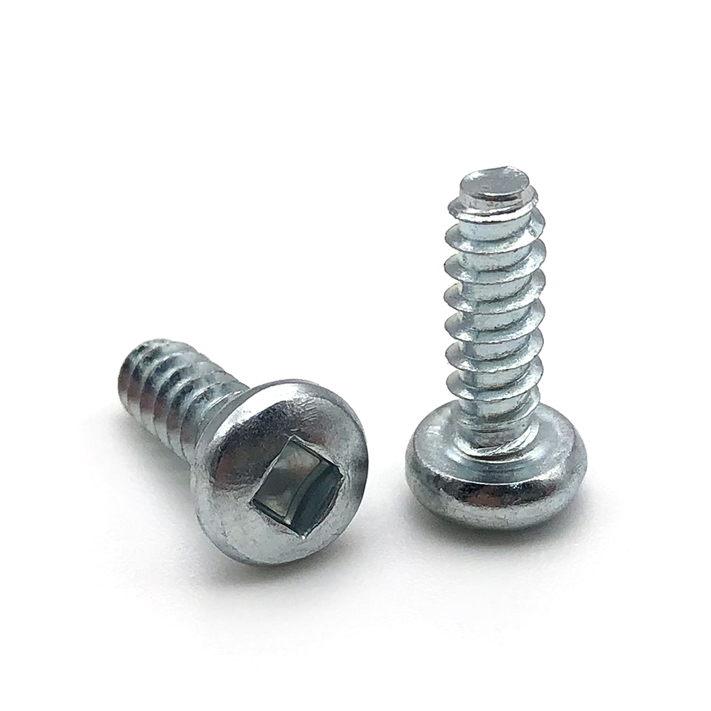 Chuanghe - High Quality zinc Cross pan head Square slot screw fastener m3 Self tapping screw Pan head screw 7