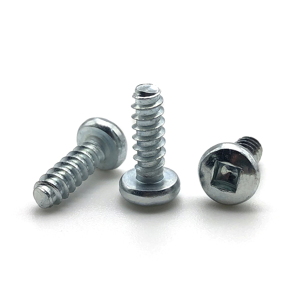 Chuanghe - High Quality zinc Cross pan head Square slot screw fastener m3 Self tapping screw Pan head screw 6