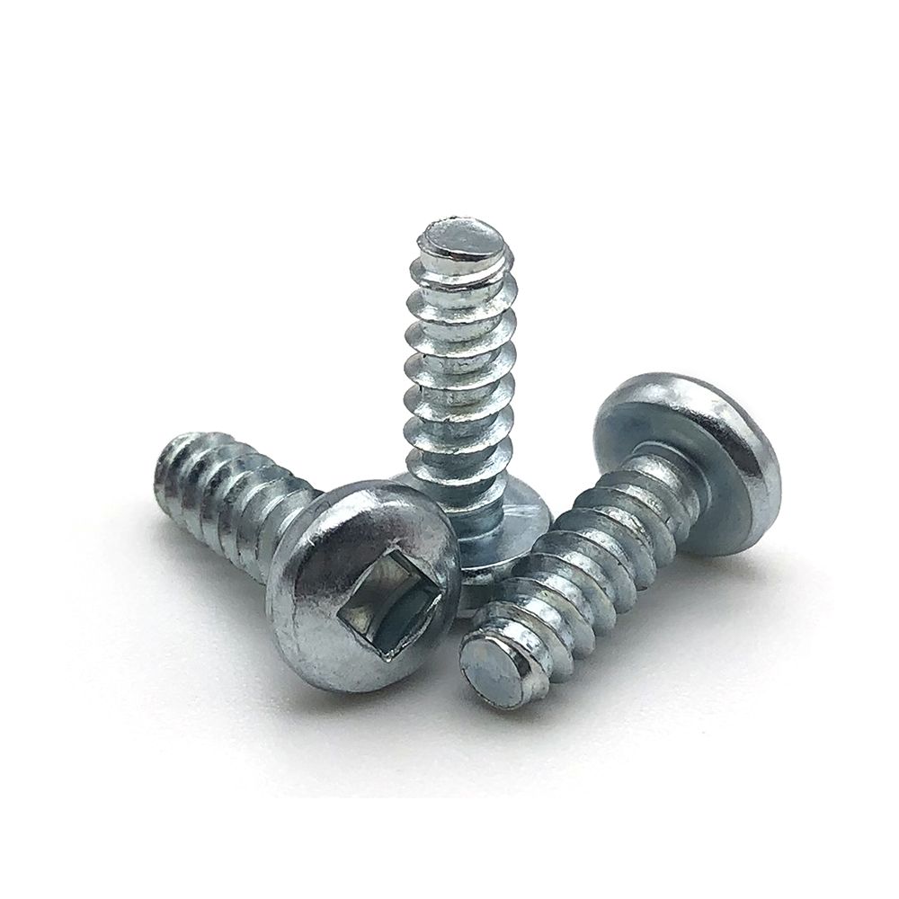 Chuanghe - High Quality zinc Cross pan head Square slot screw fastener m3 Self tapping screw Pan head screw 5