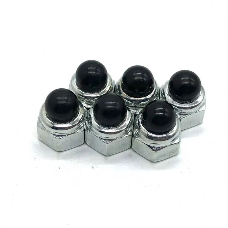 Chuanghe - China Factory Carbon Steel Nylon Cap Nut With Black Cover Nylon Cap nut cap nut 1