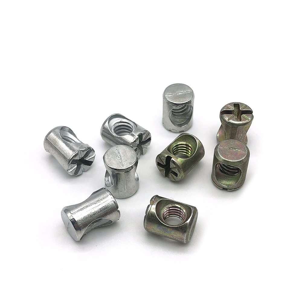 Chuanghe - Furniture Fasteners carbon Steel Cylinder philips slotted head cross dowel hole barrel Nut Sleeve nut 5