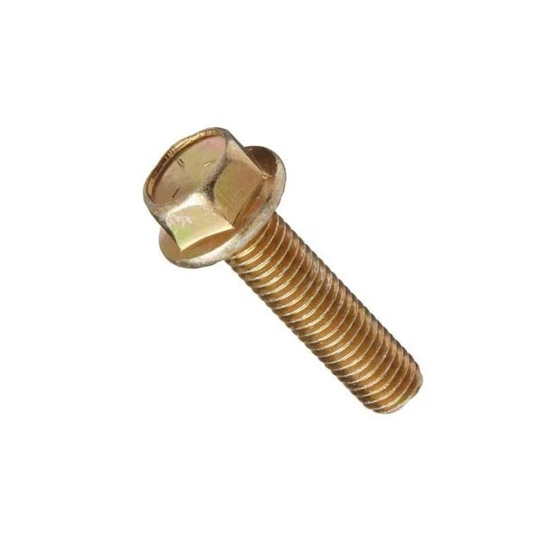 Chuanghe - China wholesale DIN6921 Yellow Zinc plated hexagon Flange Bolt and nut hex head flange bolt flange bolts 1