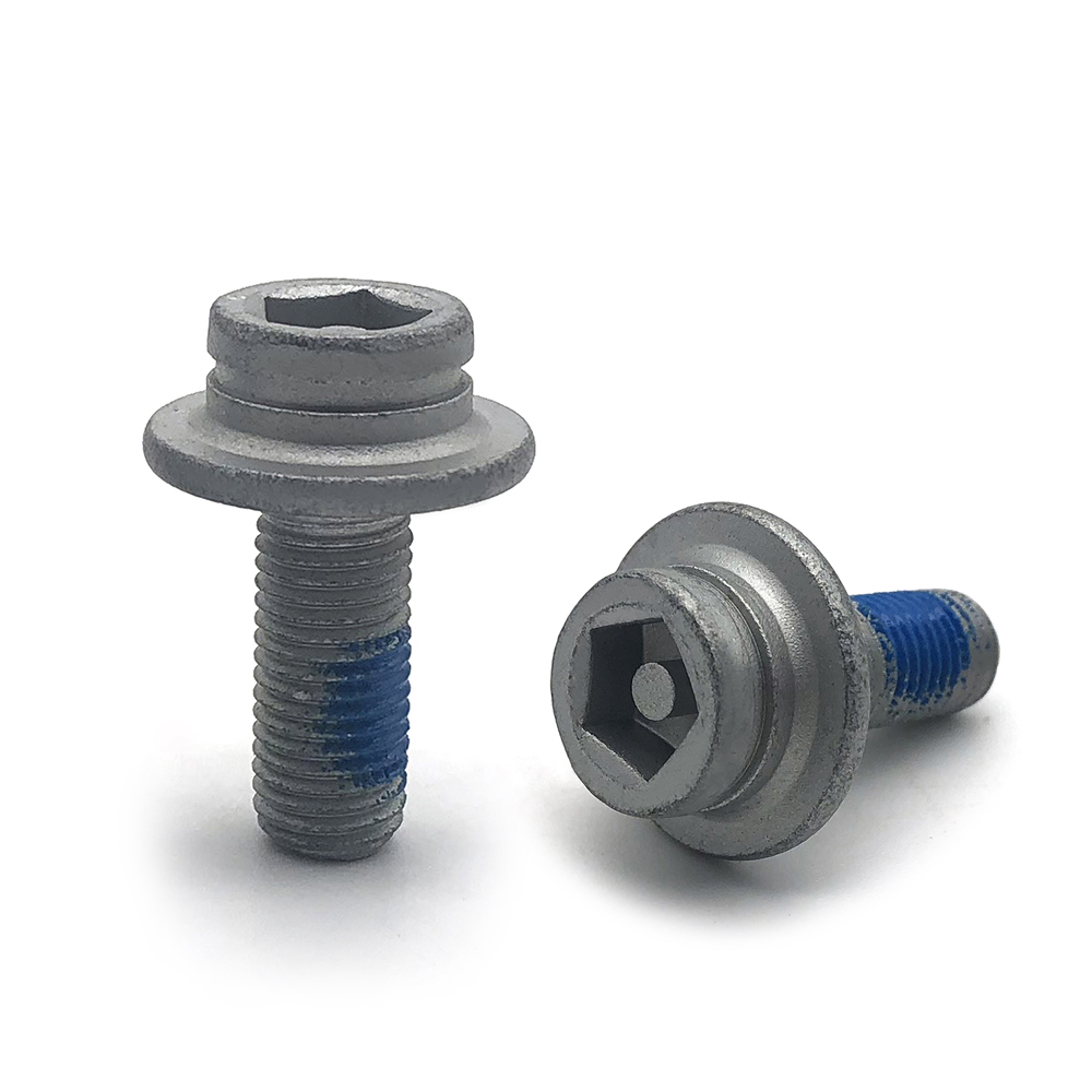 Chuanghe - China wholesale DIN6921 Yellow Zinc plated hexagon Flange Bolt and nut hex head flange bolt flange bolts 6