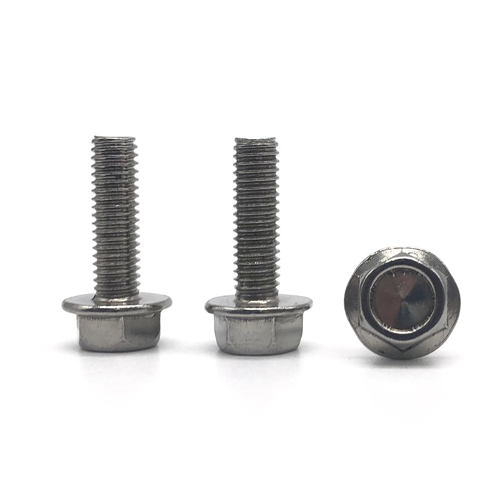 Chuanghe - China wholesale DIN6921 Yellow Zinc plated hexagon Flange Bolt and nut hex head flange bolt flange bolts 3