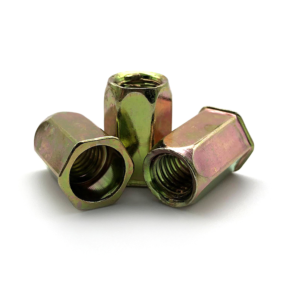 Chuanghe - China supplier yellow zinc plated flat head rivet nut M3 M4 M5 M6 M8 M10 M12 for furniture rivet nut 1