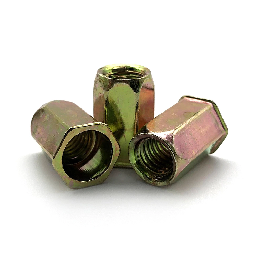 Chuanghe - China supplier yellow zinc plated flat head rivet nut M3 M4 M5 M6 M8 M10 M12 for furniture rivet nut 1