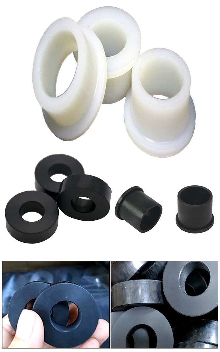 Chuanghe - Custom Nylon bearing sleeves shoulder Bushing Plastic Flange Bushing Bushing 8
