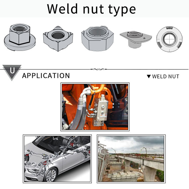 Chuanghe - Factory Stainless Steel m12 weld nuts Carbon Steel Hexagon Weld Nut DIN929 Hex Welded Nut weld nut 12
