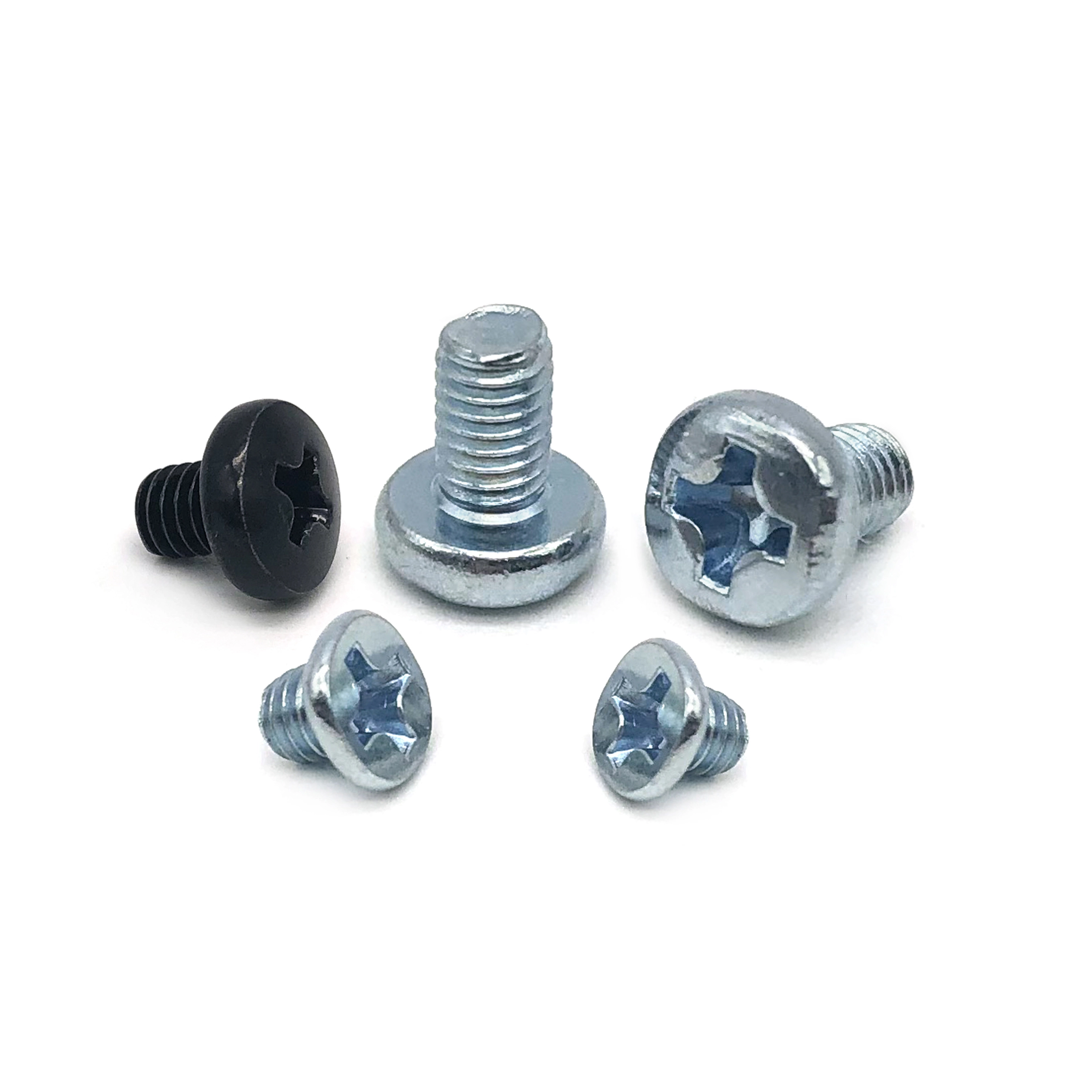 Chuanghe - Chian custom 2mm pan head phillips stainless steel titanium small precision machine screw cross mini micro screw for electronics Micro screw 1