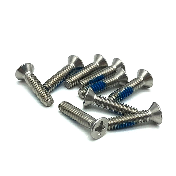 Chuanghe - Wholesale Stainless Steel Countersunk Head Phillips Drive Machine Screw with nylon patch DIN965 Cross Recessed Flat Head Screw Flat Head screw 1