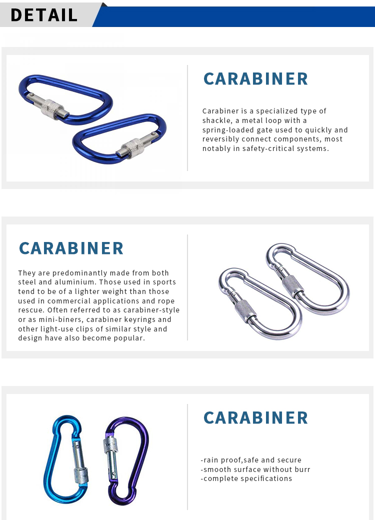 Chuanghe Fastener | latest carabiner clip producer 8