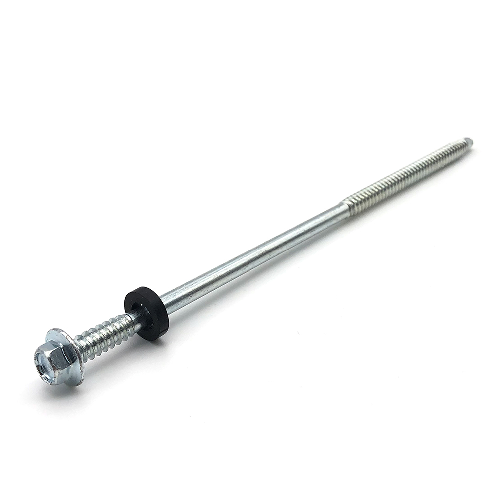 Chuanghe - Hex Head Stainless Steel 410 black Rubber Washer Self Drilling Screws for Metal Sheet #10 Fastener Self drilling screw 5
